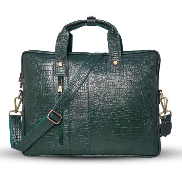 Crocodile Hunter Green Bag